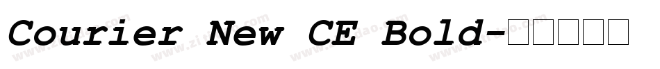 Courier New CE Bold字体转换